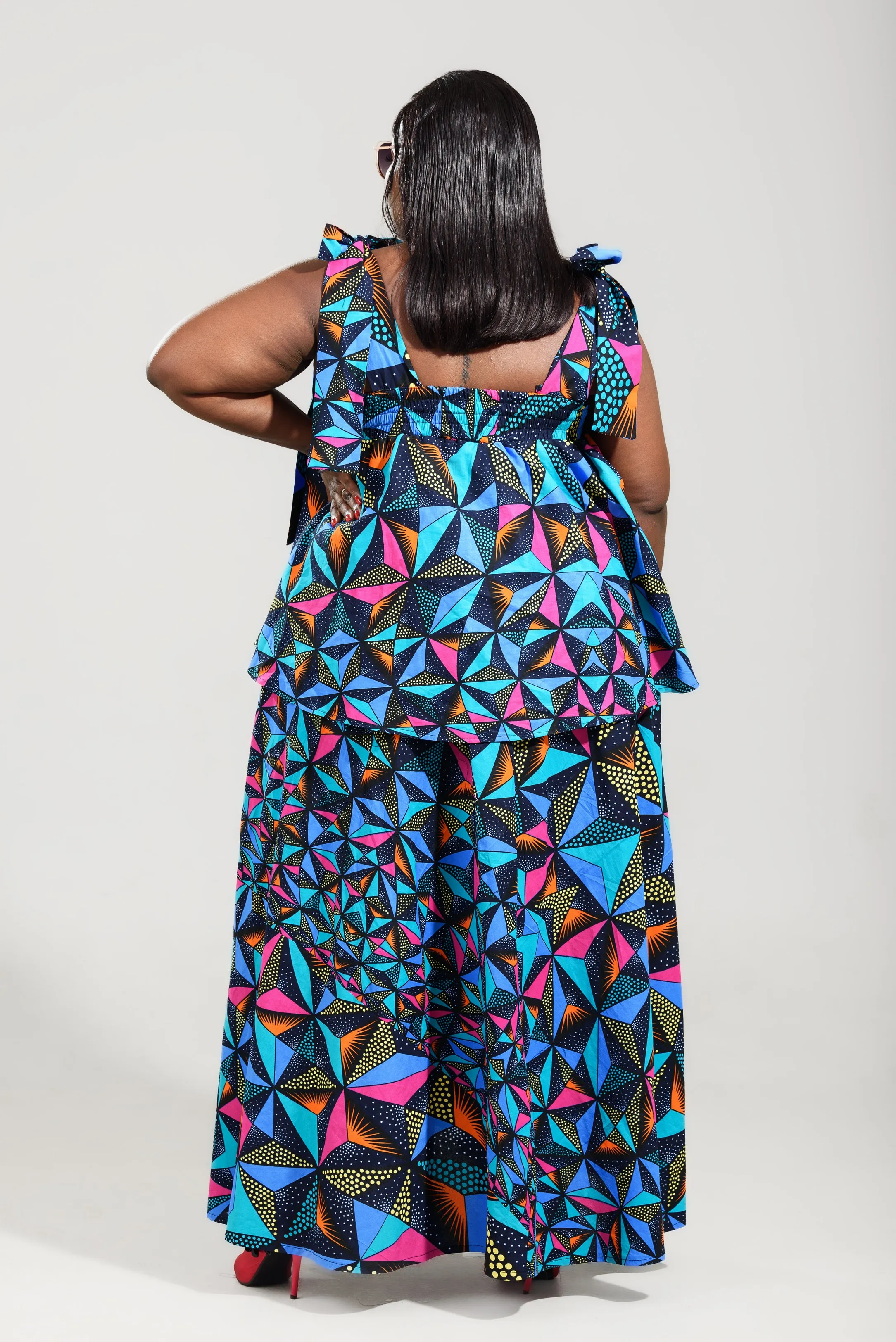 Ladies - The Nefertiti Dress Long (Kumkanikazi)