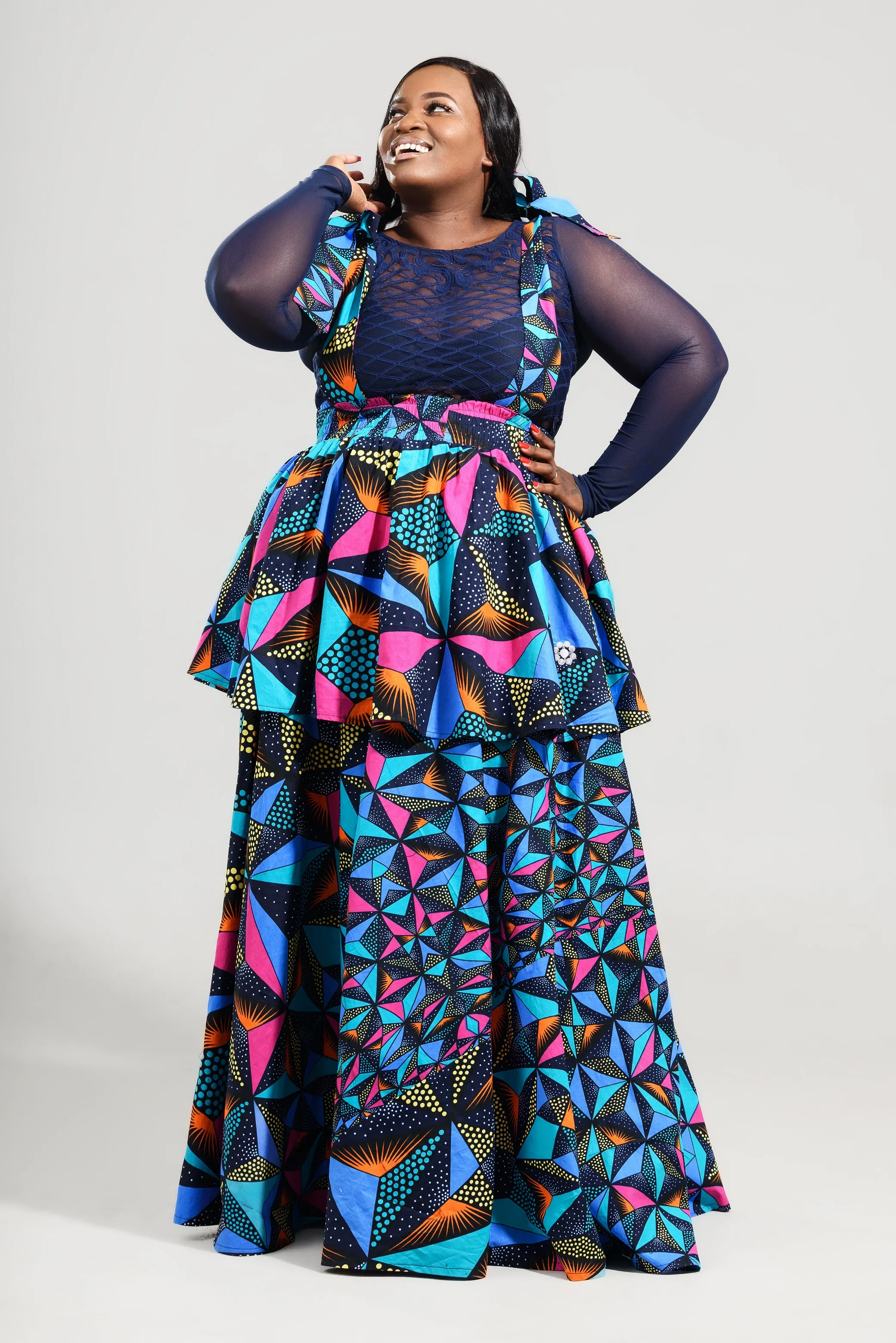 Ladies - The Nefertiti Dress Long (Kumkanikazi)