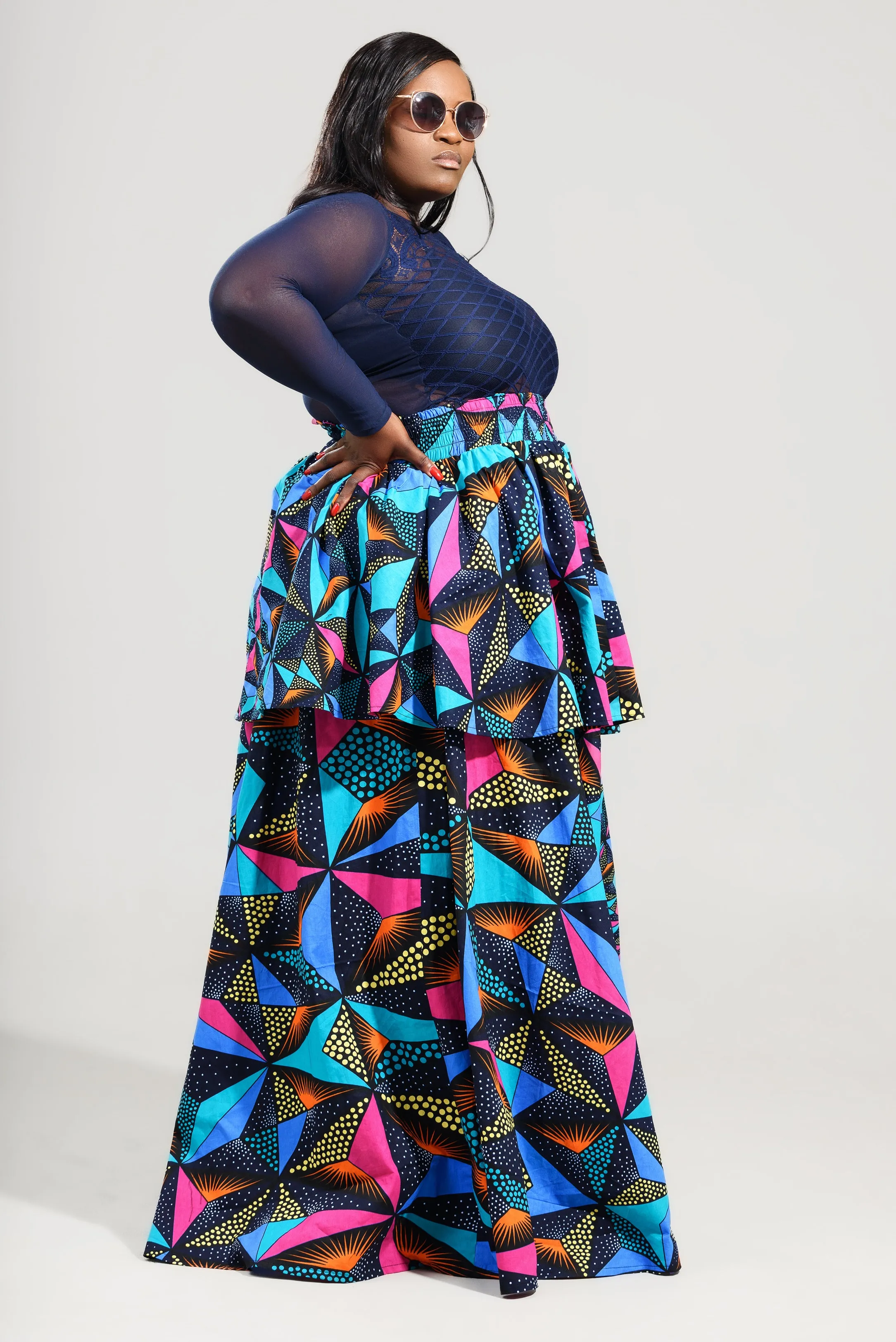 Ladies - The Nefertiti Dress Long (Kumkanikazi)