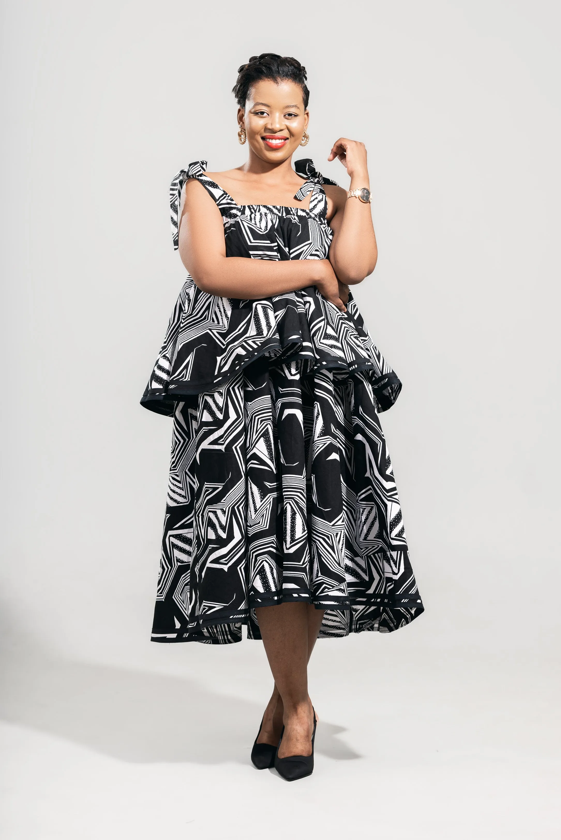 Ladies - The Nefertiti Dress short (Kumkanikazi)