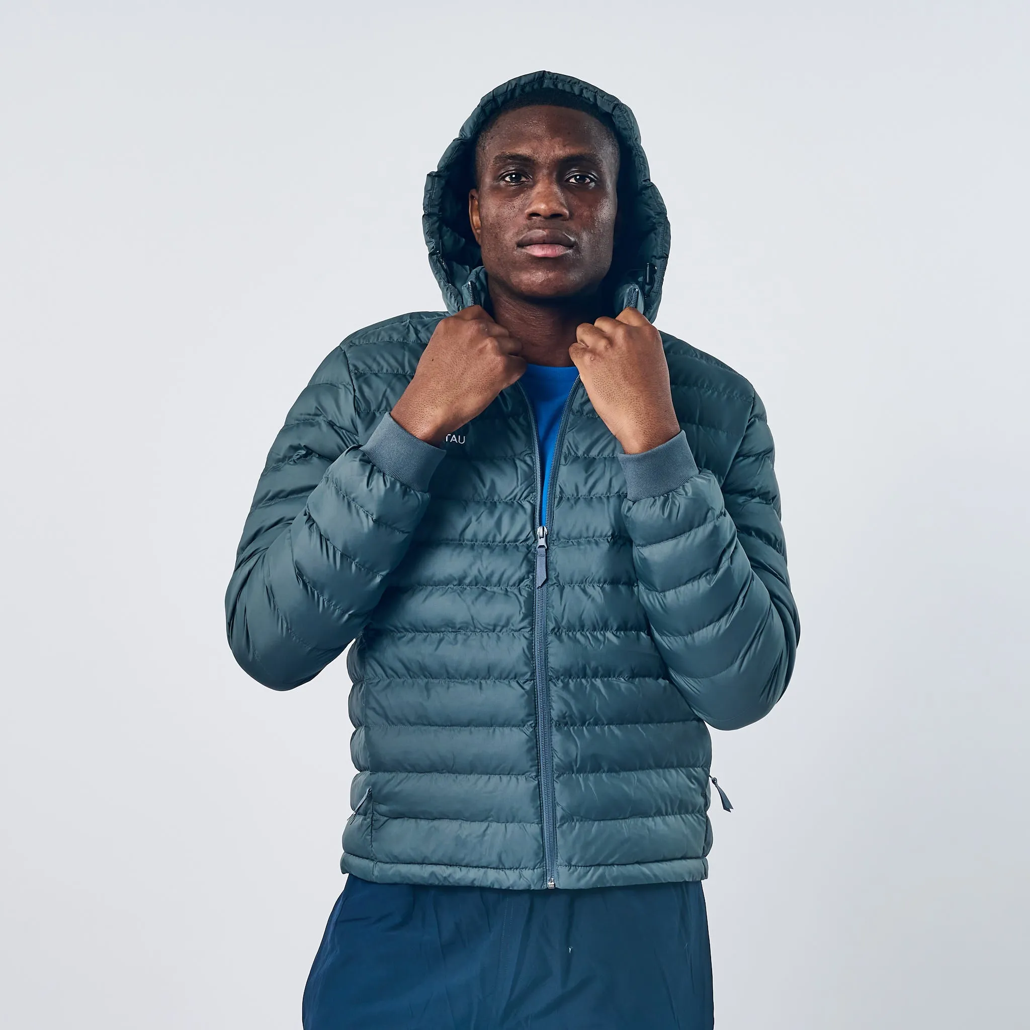 Omnitau Men's Team Sports Recycled Padded Jacket - Metal Grey