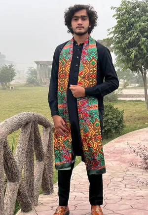 PAKISTANI BRAND MEN SHAWL PREMIUM COLLECTION - SINDHI AJRAK