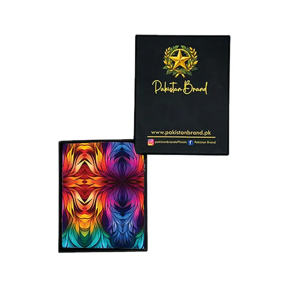 PAKISTANI BRAND POCKET SQUARE FOR MEN PREMIUM COLLECTION - NEON ABSTRACT
